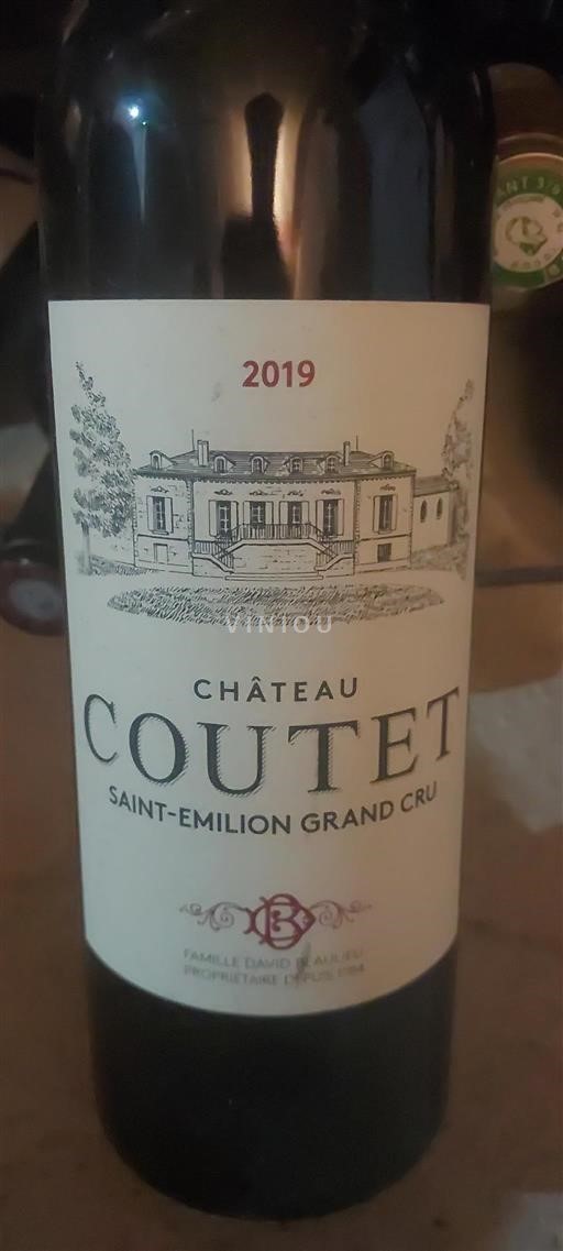 Burdeos Saint-Émilion Grand Cru Château Coutet 2019