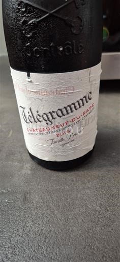 Thung lũng Rhône Châteauneuf-du-pape Domaine Vieux Télégraphe Télégramme 2015