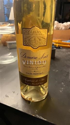 Provence Coteaux d'Aix-en-Provence Domaine Naïs Symphonie de Naïs 2019