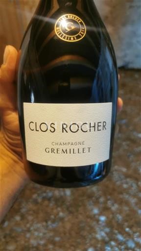 Champaña Champán Gremillet Clos Rocher 2014