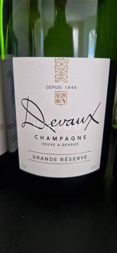 Champaña Champán Devaux Grande Réserve Sin añada