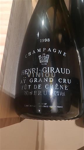 Šampanja Šampanjec Grand Cru Henri Giraud Fût de Chêne 1998