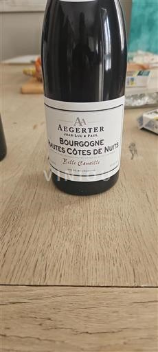 Burgundy Unspecified Jean-Luc & Paul Aegerter Belle Canaille Non-Vintage