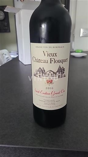 Bordeaux Saint-Émilion Grand Cru Château Vieux Flouquet 2016