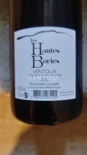 Údolí Rhôny Ventoux Les Hautes Bories 2022