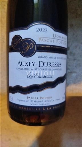 Bourgogne Auxey-Duresses Domaine Pascal Pouhin Les Ecussaux 2023