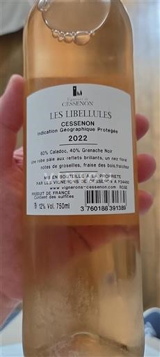 Languedoc and Roussillon Cessenon Vignerons de Cessenon Les Libellules 2022