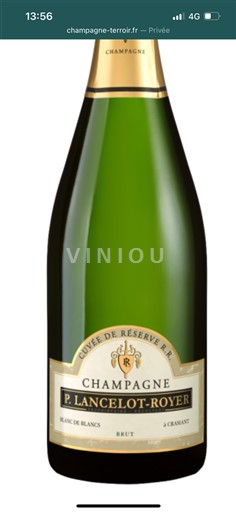 Champagne Sâm-panh P. Lancelot-Royer de Réserve R.R. Không niên vụ