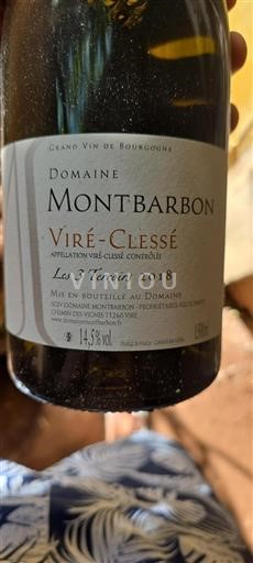 Bourgondië Viré-Clessé Montbarbon Les 3 Terroirs 2018