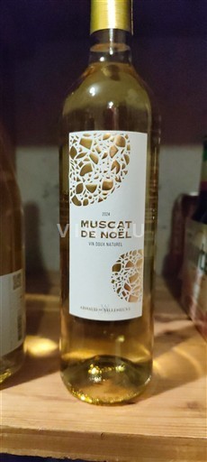 Roussillon Muscat de Rivesaltes Arnaud de Villeneuve Muscat de Noël 2024