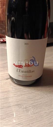 Rhônen laakso Côtes-du-rhône Domaine Croze-Granier L'Escatillon 2023
