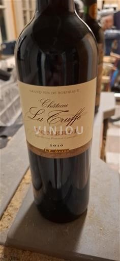 Bordéus Pomerol Château La Truffe Lé Garde 2010