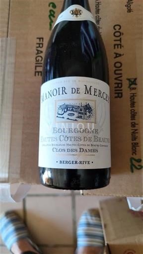 Burgundy Hautes-Côtes de Beaune Manoir de Mercey Clos des Dames 2016