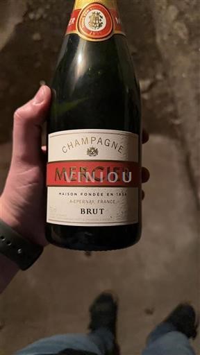 Champaña Champán Mercier Sin añada