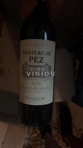 Bordeaux Saint-Estèphe Château Pez 2003