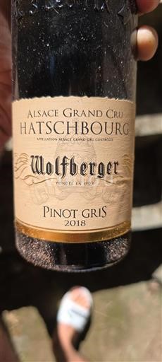 Alsace Grand Cru Wolfberger Pinot Gris 2018