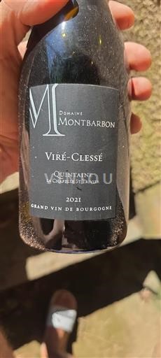 Bourgondië Viré-Clessé Domaine Montbarbon Quintaine 2021