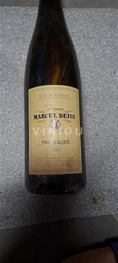 Alsace Not Specified Marcel Deiss 2012