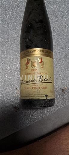 Alsace Määrittelemätön Grand Cru François Baur 1996