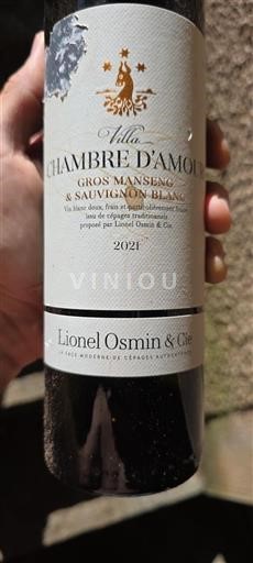 South West Côtes de Gascogne Lionel Osmin & Cie Villa Chambre d'Amour 2021