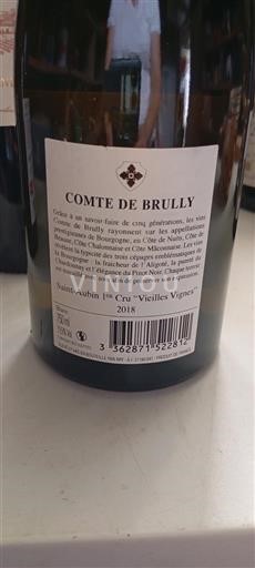 Bourgogne Saint-Aubin Premier Cru Comte de Brully Vieilles Vignes 2018