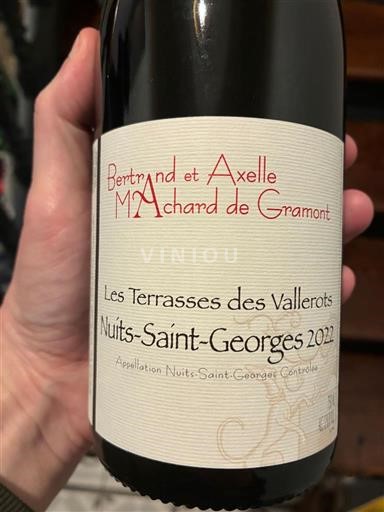 Borgogna Nuits-Saint-Georges Bertrand et Axelle Machard de Gramont Les Terrasses des Vallerots 2022