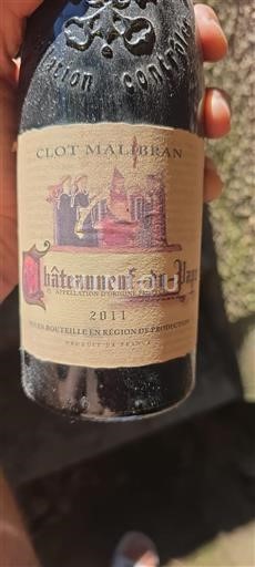 Rhônetal Châteauneuf-du-Pape Clot Malbran 2011