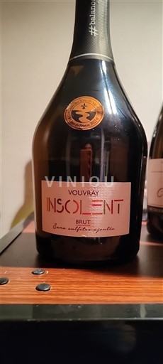 Mousserende vine Blanc brut Insolent Non millésimé Frankrig Loire-dalen Vouvray AOC