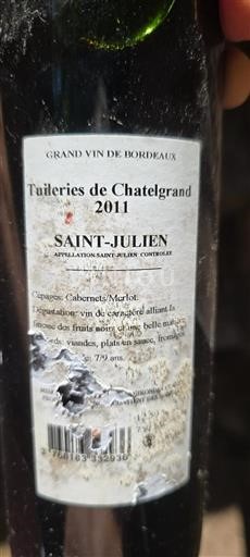 Bordeaux Saint-Julien Tuileries de Chatelgrand 2011