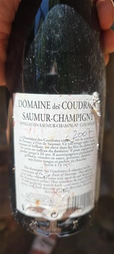 Valle della Loira Saumur-Champigny Domaine Des Coudraies 2007