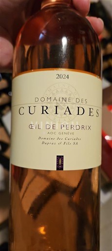 Ženeva Ženeva ZGP Domaine Des Curiades Œil de Perdrix 2024