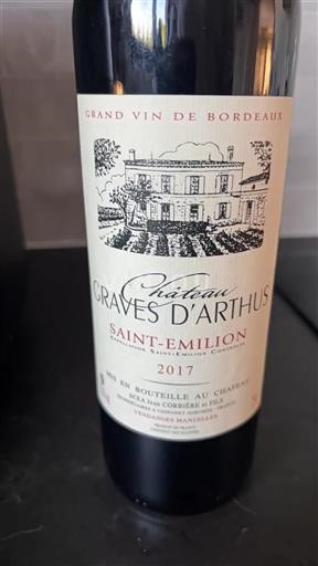 Burdeos Saint-Émilion Château Graves Arthus 2017