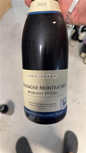 Burgundi Chassagne-Montrachet Premier Cru Domaine Fernand & Laurent Pillot Morgeot 1er Cru 2022