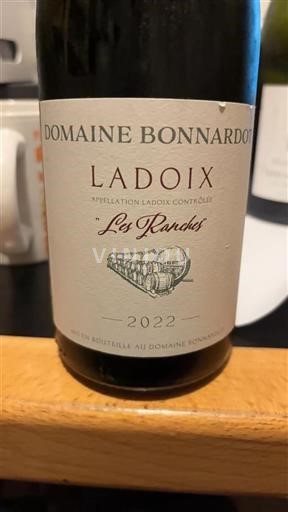 Burgundy Ladoix Domaine Bonnardot Les Ranches 2022
