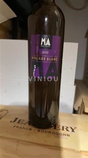 Roussillon Maury trocken Mas Amiel Vintage Blanc 2010