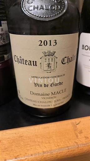 Jura Château-chalon Domaine Macle Vin de Garde 2013