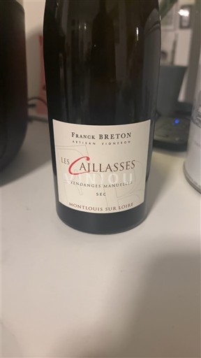 Thung lũng sông Loire Montlouis-sur-Loire Franck Breton Les Caillasses Không niên vụ