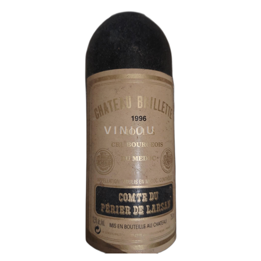 Bordeaux Moulis-en-Médoc Château Brillette Comte du Périer de Larsan 1996