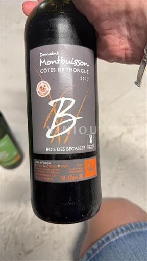 Languedoc ja Roussillon Côtes de Thongue Domaine Montbuisson Bois des Bécasses 2017