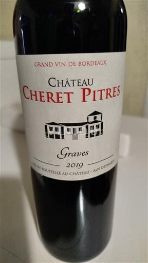 Bordéus Graves Château Cheret Pitres 2019