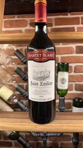 Bordeaux Saint-Émilion Chantet Blanet 2015