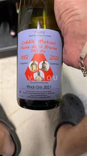 Alsace Domaine Maxime Brand Crédit Mutuel Plaine de la Bruche 140 ans 2021