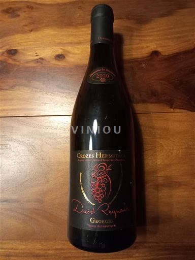 Thung lũng Rhône Crozes-hermitage David Reynaud Georges 2020