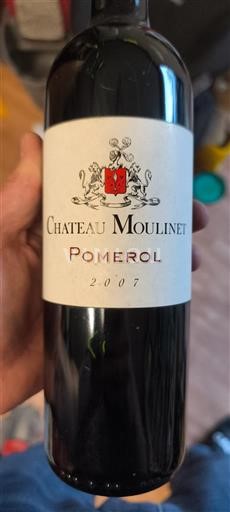 Bordeaux Pomerol Château Moulinet 2007