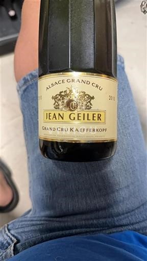 Alsace Alsace Grand Cru Grand Cru Jean Geiler Grand Cru Kaefferkopf 2010
