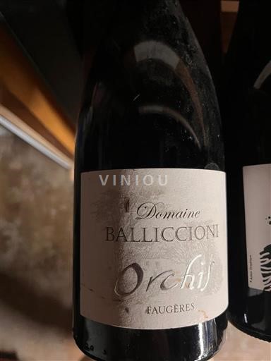 Langvedok Faugères Domaine Balliccioni Orchis 2019