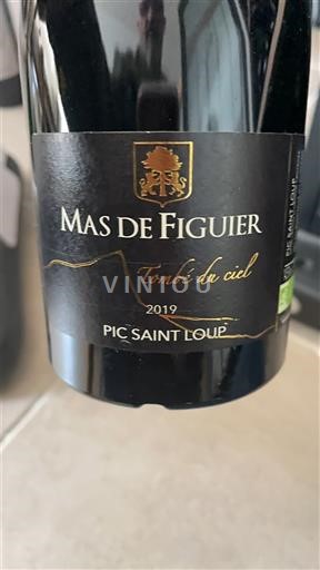 Viner Rouge sec Tombé du ciel Mas de Figuier 2019 Frankrike Languedoc Pic-saint-loup AOC