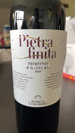 Puglia Primitivo di Manduria Feudi Di Guagnano Pietrafinita 2020