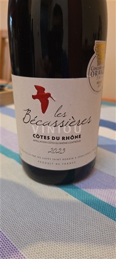 Vale do Ródano Côtes-do-Ródano Les Bécassières 2023