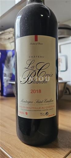 Bordo Montanja Sen Emilion Château La Croix Blanche 2018